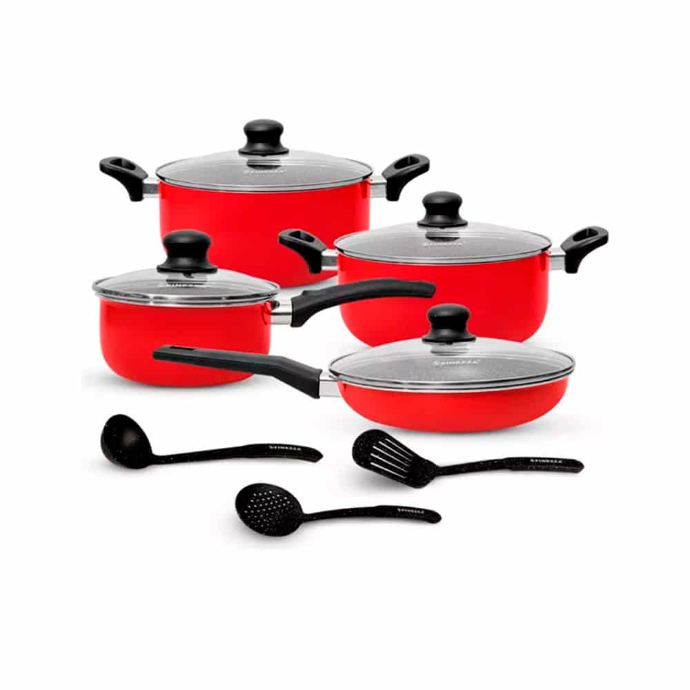 Juego De Ollas Finezza Ultra granito de 11 Piezas Fz-x1705m