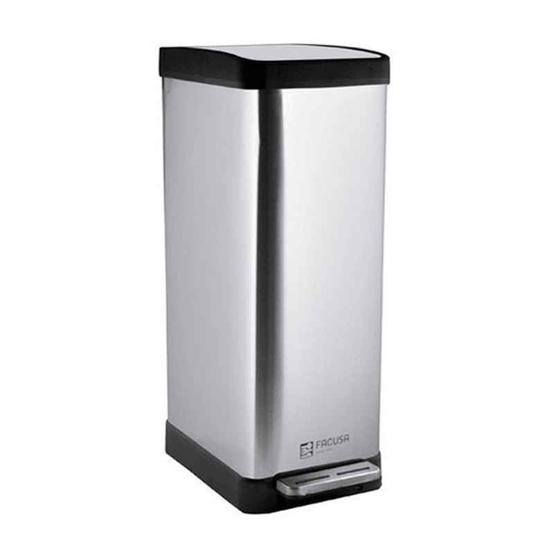 Papelera Facusa Acero Inoxidable de 30L con Pedal
