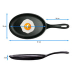 Sartén Fajita Hierro Fundido 24 X 17.5 Cm Victoria
