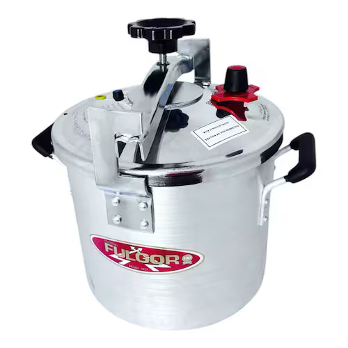 Olla A Presión Fulgor de 30 Litros en Aluminio de Uso Industrial