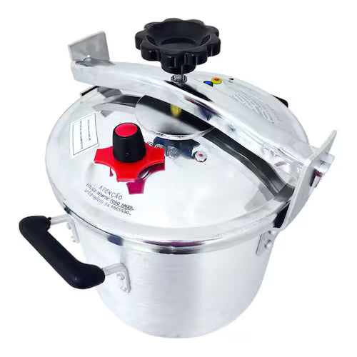 Olla A Presión Fulgor de 25 Litros en Aluminio de Uso Industrial