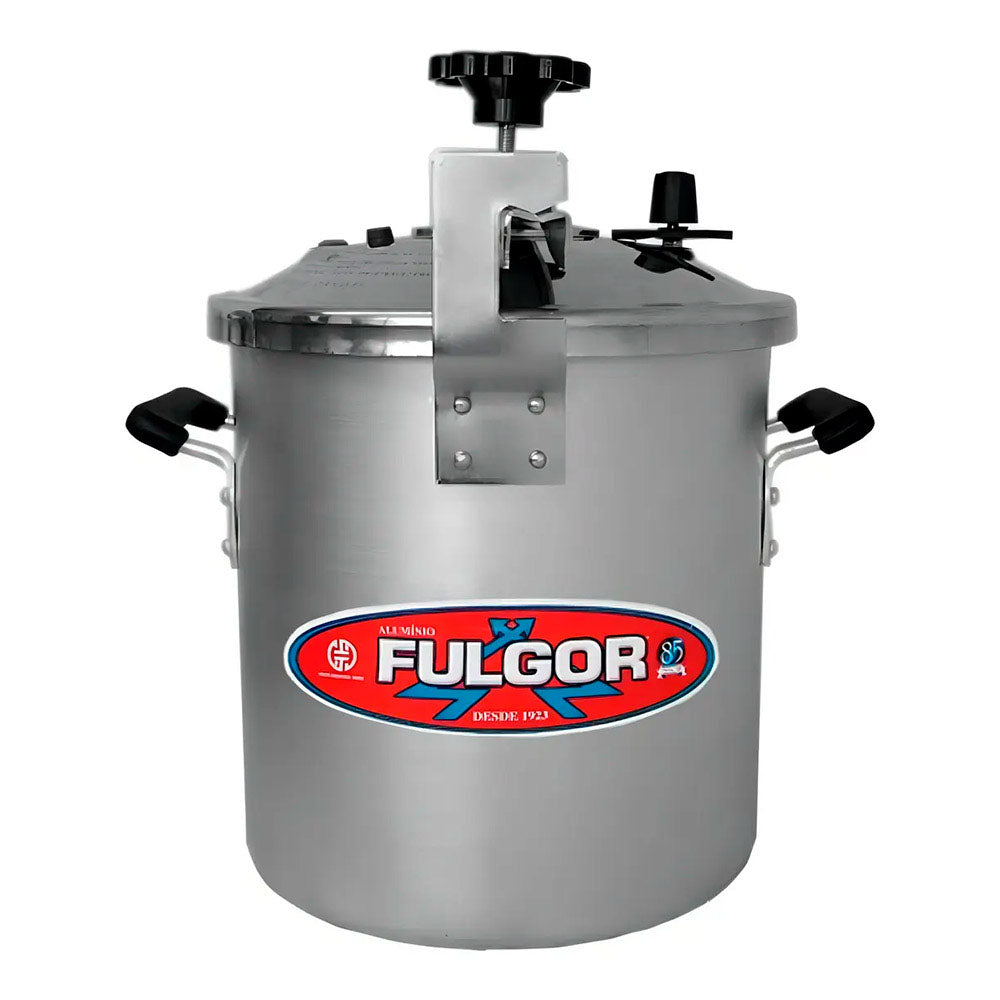 Olla A Presión Fulgor de 25 Litros en Aluminio de Uso Industrial