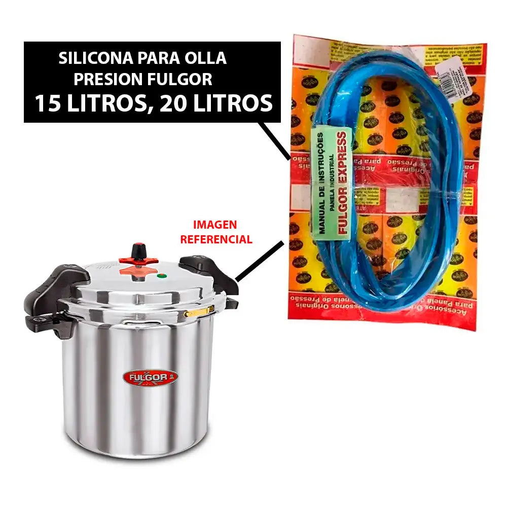 Junta De Silicona Para Olla Presión Fulgor De 15 y 20 Litros
