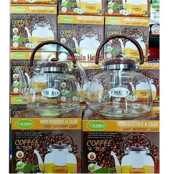 Tetera Valeska De Vidrio 4 Litros Con Filtro