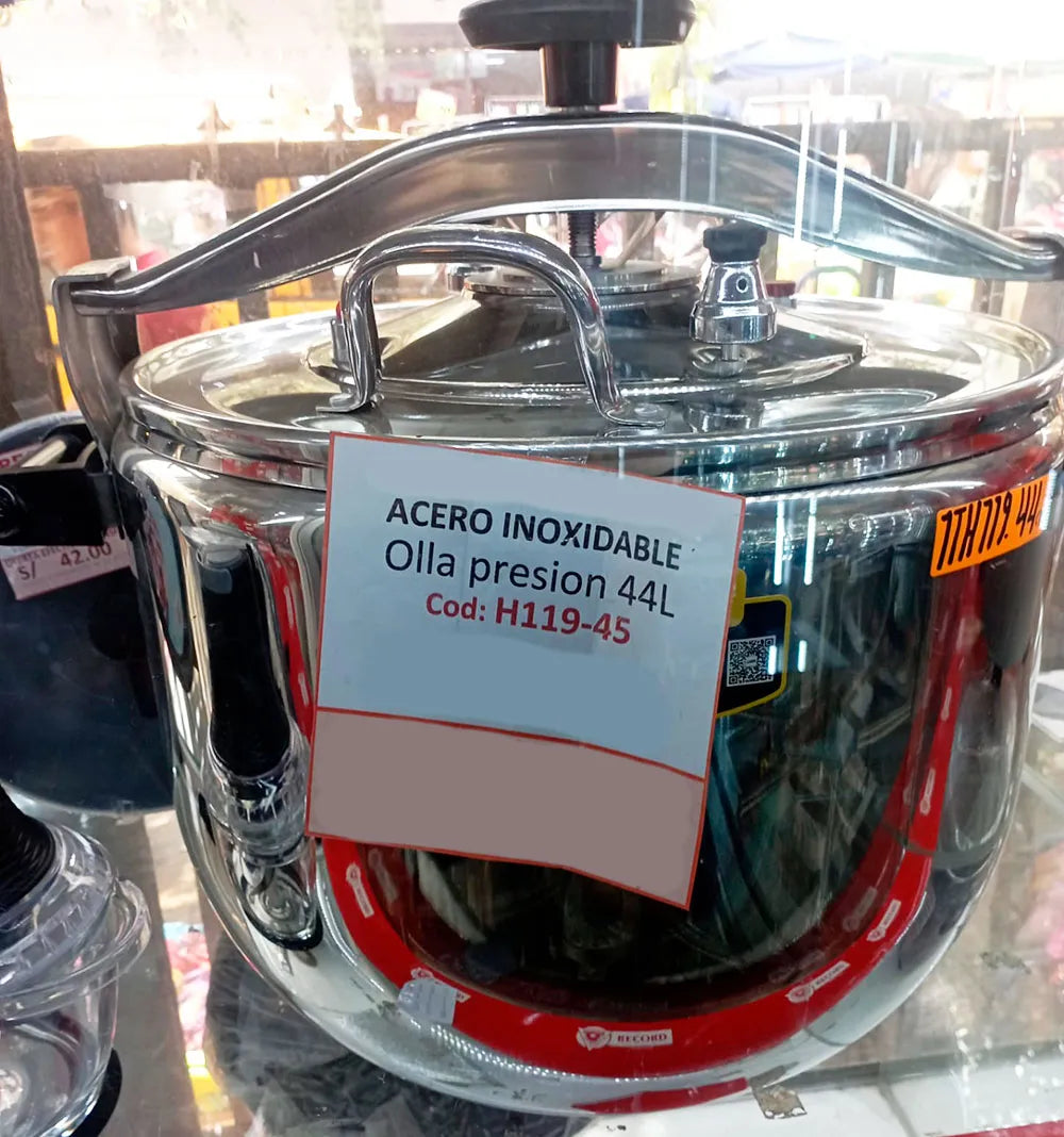 Olla A Presión Zenlo 44 Litros Acero inoxidable de Uso Industrial