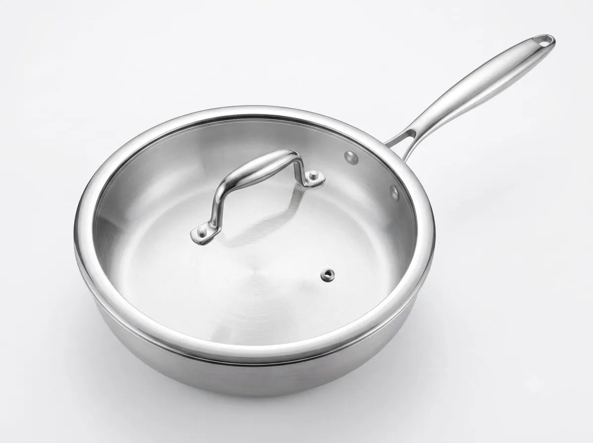 Sartén Valeska De 24cm Con Tapa de Vidrio 