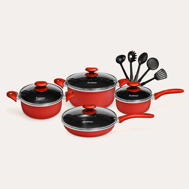 Juego de Ollas Antiadherente Finezza de 13 Piezas fz-1658t