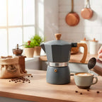 Cafetera Moka Italiana de 3 Tazas En Aluminio