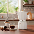 Cafetera Moka Italiana de 3 Tazas En Aluminio