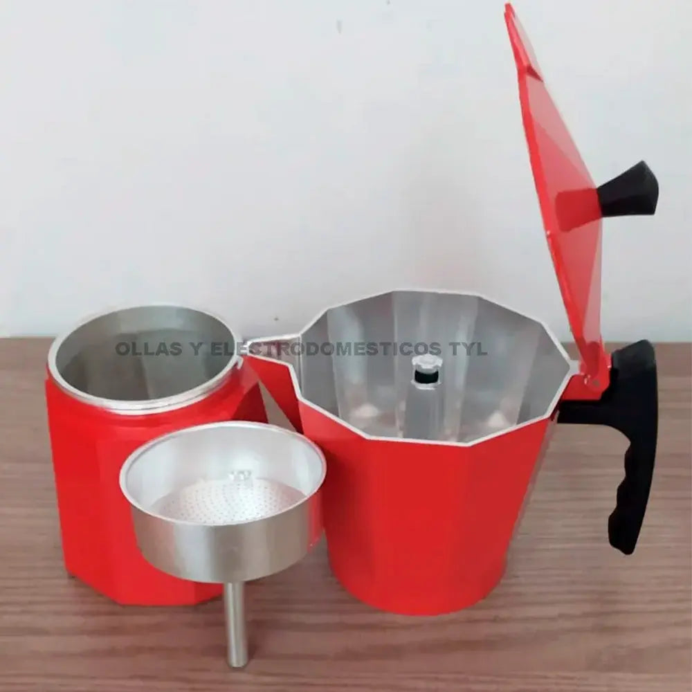 Cafetera Moka Italiana de 6 Tazas En Aluminio 300 ml