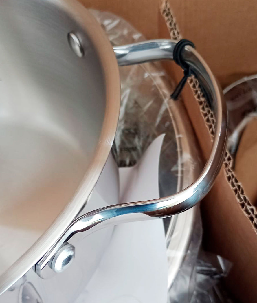 Set De Ollas Finezza – 8 Piezas Acero Inoxidable 18/10 FZ-978AE-IN