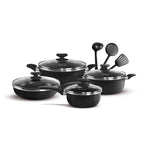 Juego de Ollas Antiadherente Finezza de 11 Piezas fz-1625t