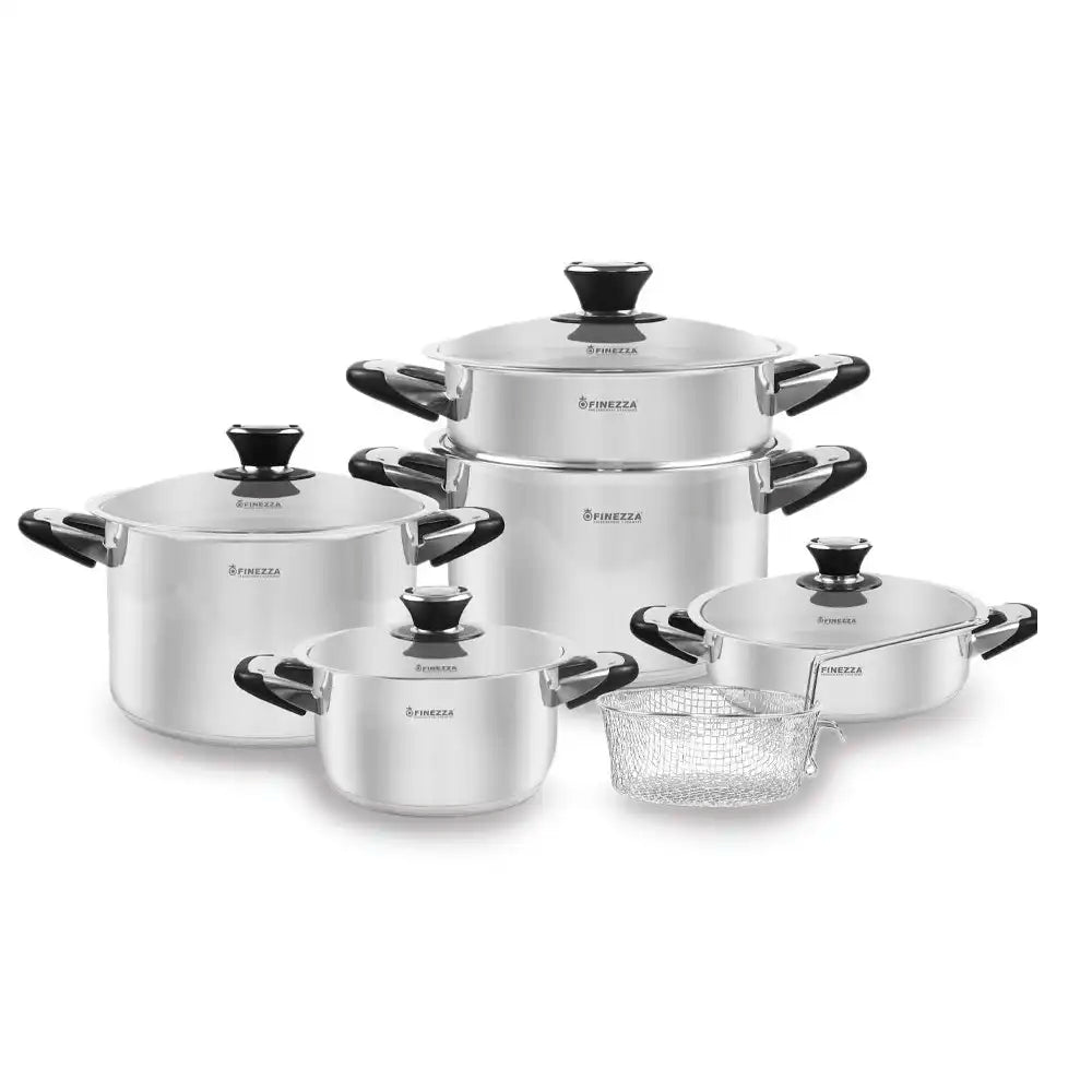 Juego De Ollas Finezza 11 Piezas / Fz-2011lx Acero Inoxidable 18/10 alta calidad