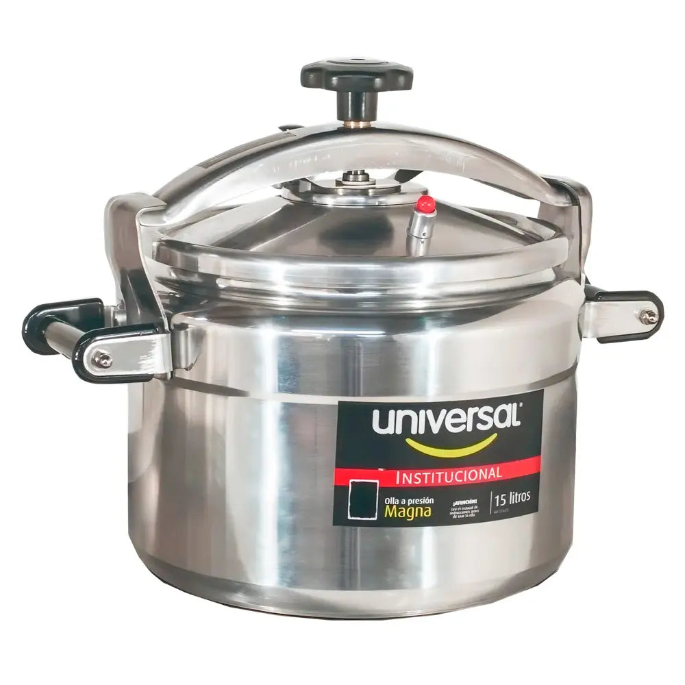 Olla A Presión Universal de 15 Litros en Aluminio de Uso Industrial