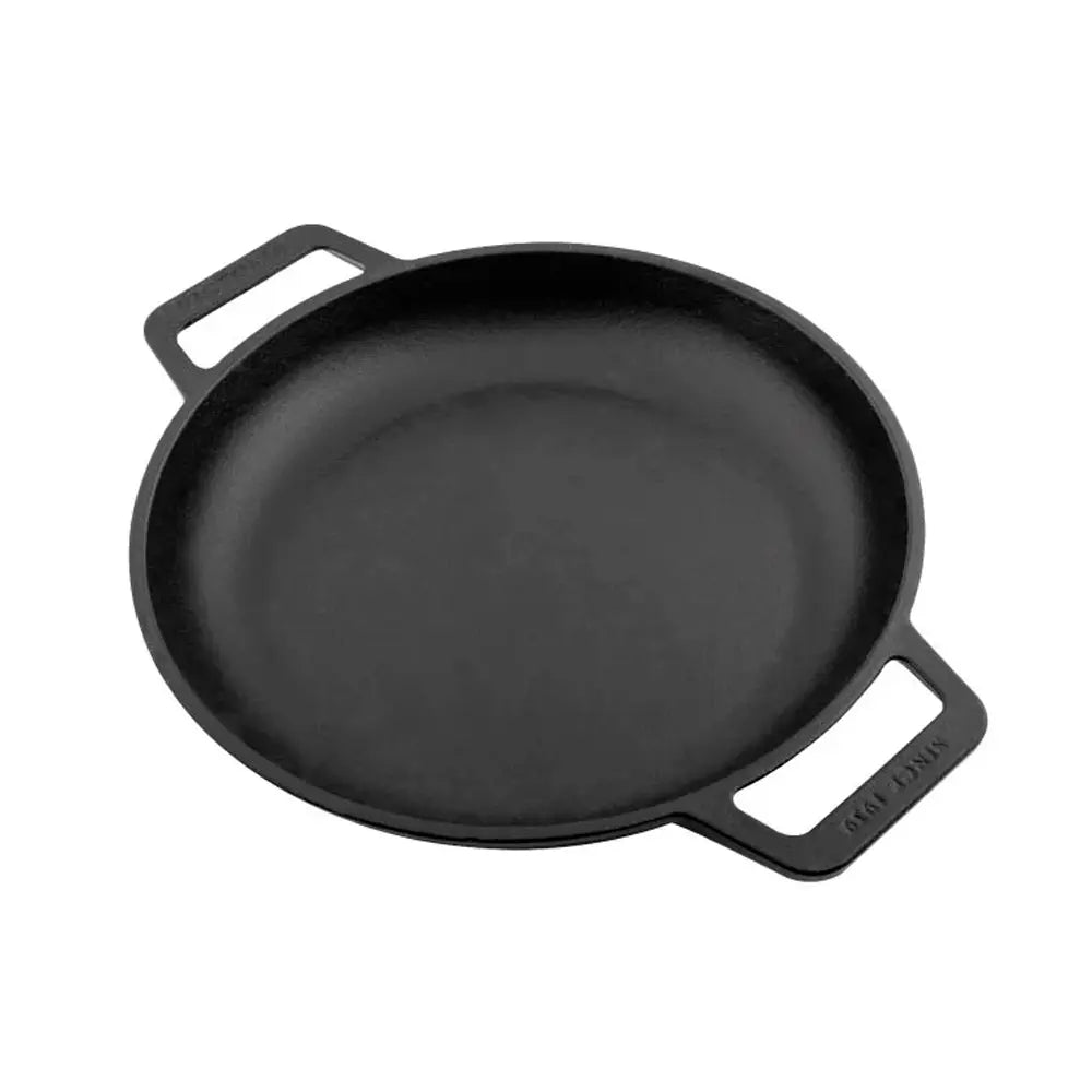 Sartén Doble Asa Victoria en Hierro Fundido Curada  25 cm - 1.3L