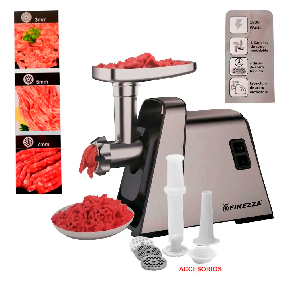 Moledora De Carne y Verduras Finezza -FZ-102MC 1800w