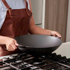 Sartén Wok Esmaltada Victoria en Hierro Fundido 35,5 cm - 5.8L