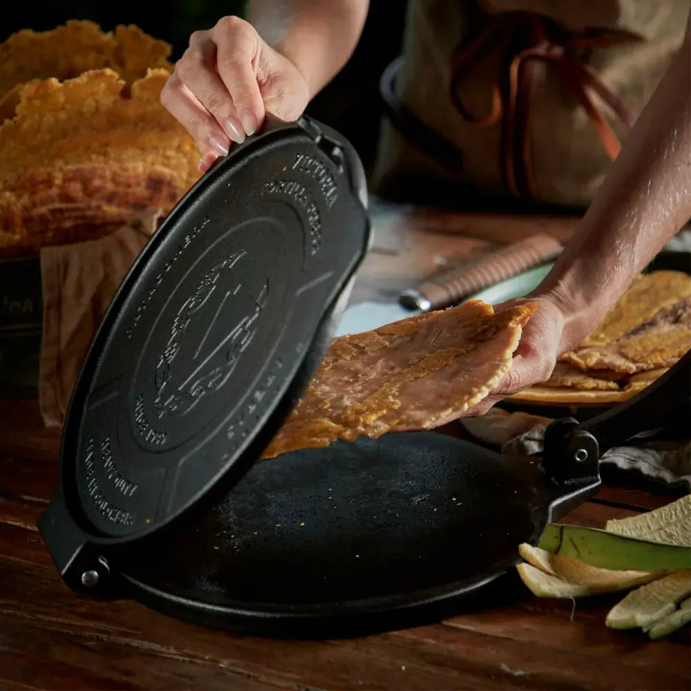 Prensa Tortilla de 25 cm Hierro Fundido Victoria