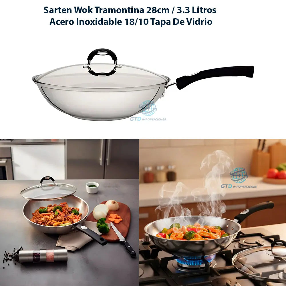 sarten wok tramontina