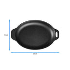 Bandeja Ovalada Hierro Fundido 29 X 19 Cm Victoria Sin Base De Madera